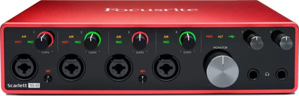 USB аудіоінтерфейс Focusrite Scarlett 18i8 USB 3rd Gen фото 1