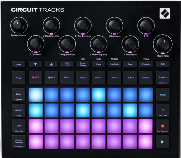 Аналоговий синтезатор Novation Circuit Tracks фото 2