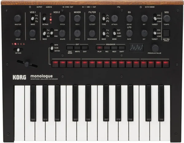Аналоговий синтезатор Korg MONOLOGUE BK фото 1