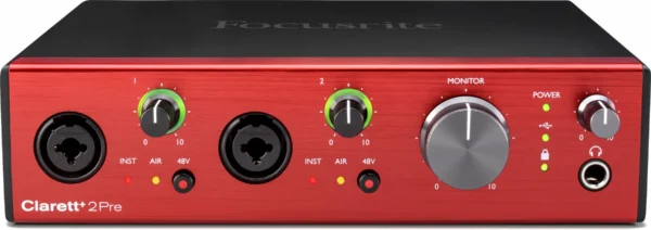 USB аудіоінтерфейс Focusrite Clarett+ 2Pre фото 1