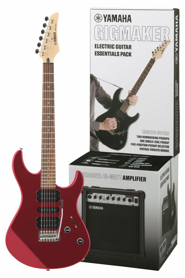 Електрогітара / Гітарний комплект Yamaha ERG121GPII Metallic Red фото 1