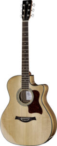 Електроакустична гітара Harley Benton Baritone CLG-414BCE NT фото 1
