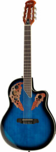 Класична гітара Harley Benton HBO-850 Classic Blue фото 1