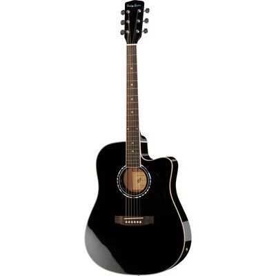 Електроакустична гітара Harley Benton D-120CE BK фото 1