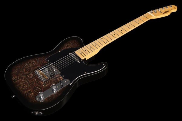 Електрогітара Harley Benton TE-70 Black Paisley фото 11
