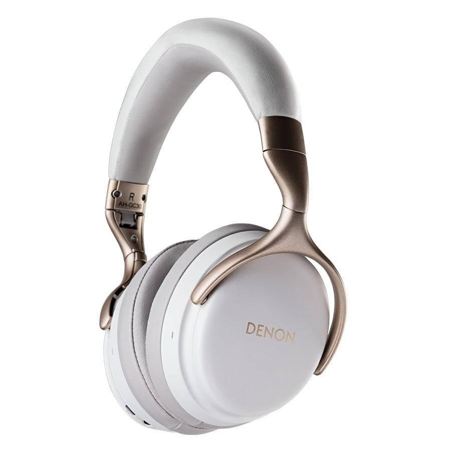 Навушники з мікрофоном Denon AH-GC30 White фото 1