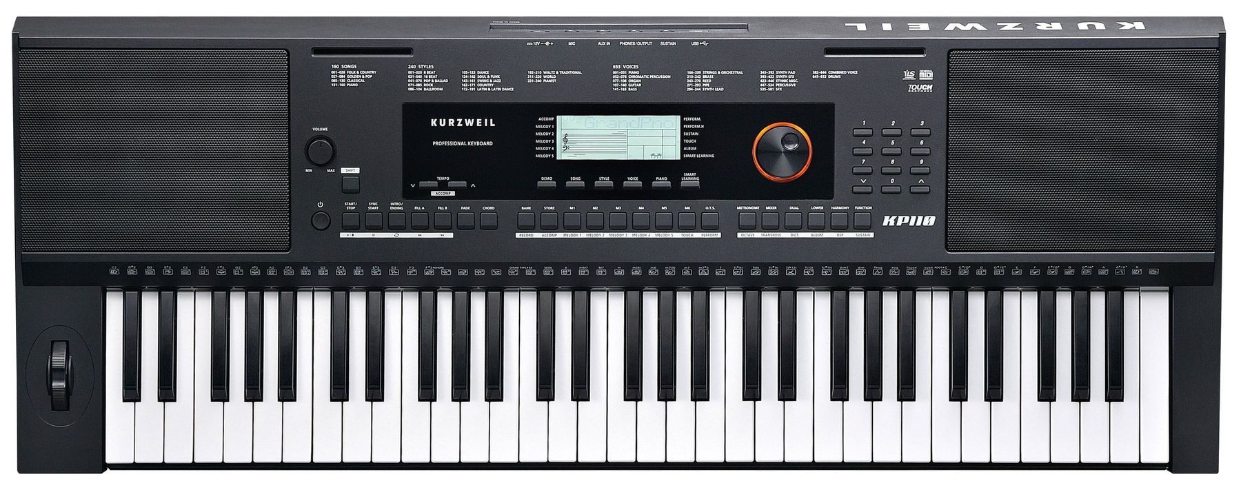 Синтезатор Kurzweil KP110 BK фото 1