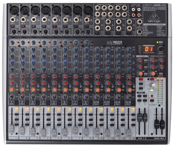 Мікшерний пульт Behringer Xenyx X2222USB фото 3