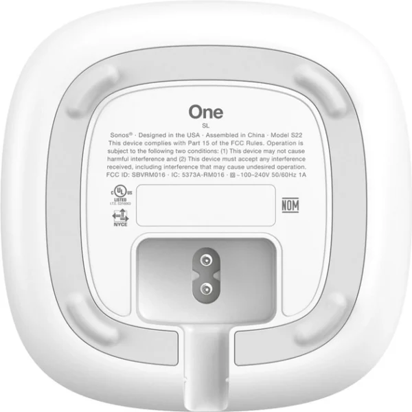 Моноблочна акустична система Sonos One SL White фото 4