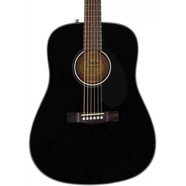 Акустична гітара Fender CD-60S Black WN фото 5