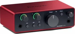 USB аудіоінтерфейс Focusrite Scarlett Solo 4th Gen фото 2