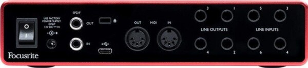 USB аудіоінтерфейс Focusrite Scarlett 8i6 3rd Gen фото 4