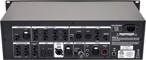 Гітарний процесор ефектів Line6 HELIX RACK фото 3