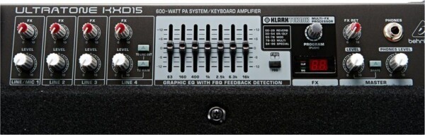 Комбопідсилювач Behringer KXD15 фото 3