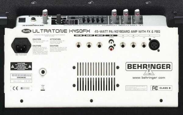 Комбопідсилювач Behringer K450FX фото 3