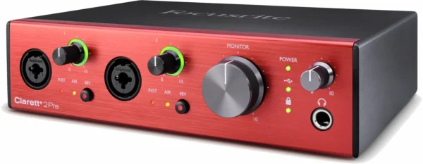 USB аудіоінтерфейс Focusrite Clarett+ 2Pre фото 3