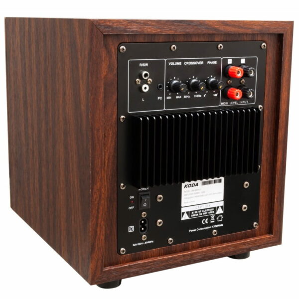 Сабвуфер активний Koda SW-850 MKII Dark Walnut фото 3