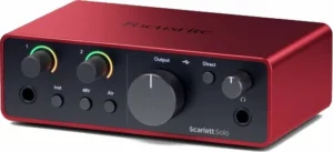 USB аудіоінтерфейс Focusrite Scarlett Solo 4th Gen фото 3