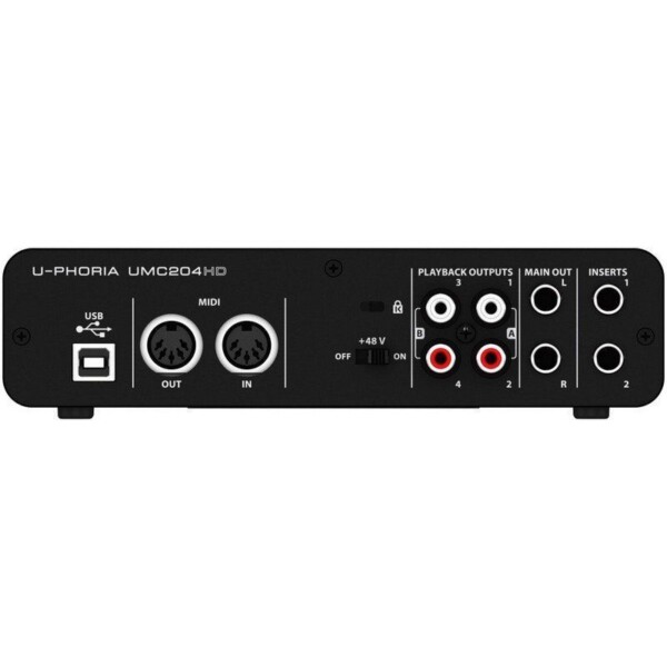USB аудіоінтерфейс Behringer UMC204 фото 3