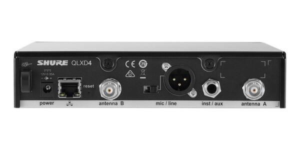 Приймач радіосистеми Shure QLXD4 фото 2
