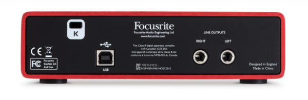 USB аудіоінтерфейс Focusrite Scarlett 2i2 3rd Gen фото 3