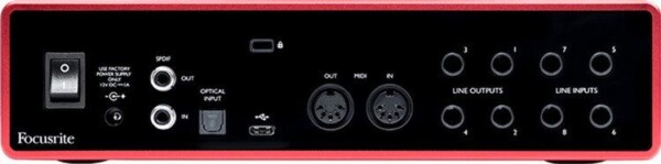 USB аудіоінтерфейс Focusrite Scarlett 18i8 USB 3rd Gen фото 4
