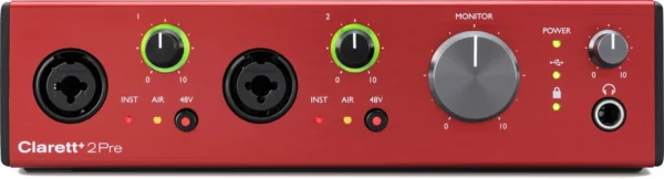 USB аудіоінтерфейс Focusrite Clarett+ 2Pre фото 4
