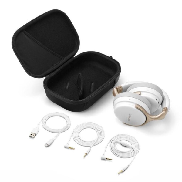 Навушники з мікрофоном Denon AH-GC25NC White фото 4
