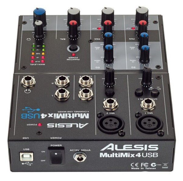 Мікшерний пульт Alesis MultiMix 4 USB фото 3