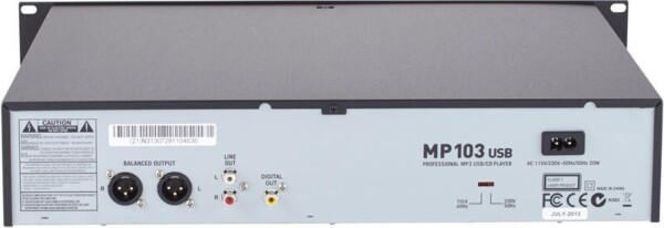 DJ usb/cd програвач NUMARK MP103USB фото 3