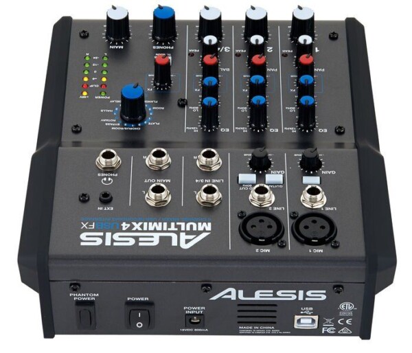 Мікшерний пульт Alesis MultiMix 4 USB FX фото 3