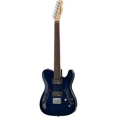 Електрогітара Harley Benton TE-90QM HH Trans Blue фото 1