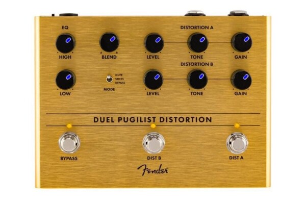 Гітарна педаль FENDER PEDAL DUEL PUGILIST DISTORTION фото 1