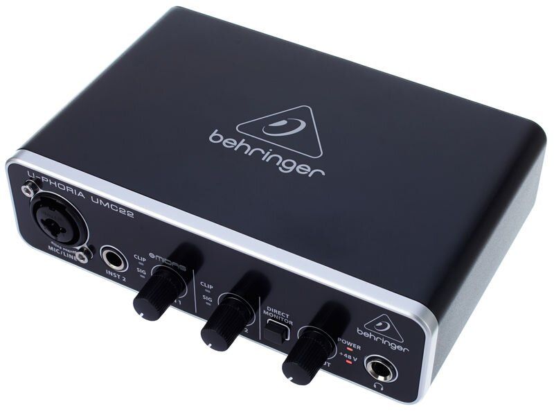 USB аудіоінтерфейс Behringer UMC22 фото 1