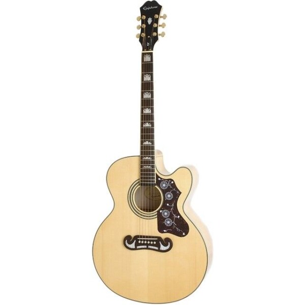 Електроакустична гітара Epiphone EJ-200CE NAT фото 1
