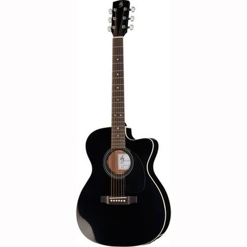 Електроакустична гітара Harley Benton Custom Line CLA-16SCE BK фото 1