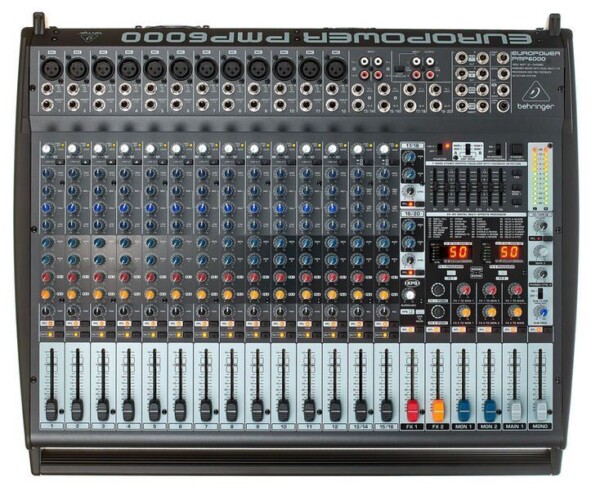 Активний мікшерний пульт Behringer PMP6000 фото 2