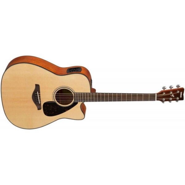 Електроакустична гітара Yamaha FGX800C Natural фото 2
