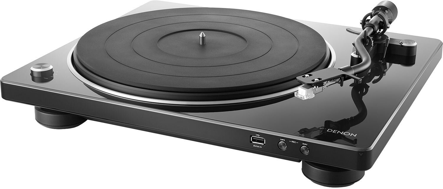 Програвач вінілових дисків Denon DP-450USB Black фото 1