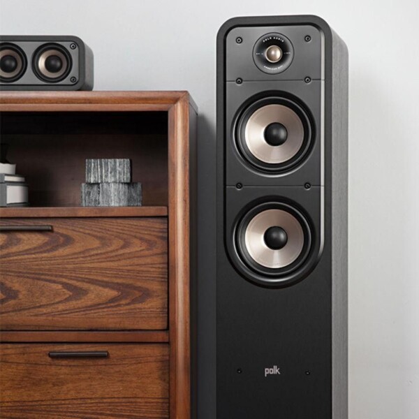 Фронтальні акустичні колонки Polk audio Signature S55e Black фото 5