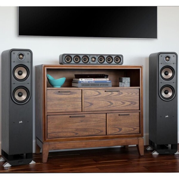 Фронтальні акустичні колонки Polk audio Signature S55e Black фото 4