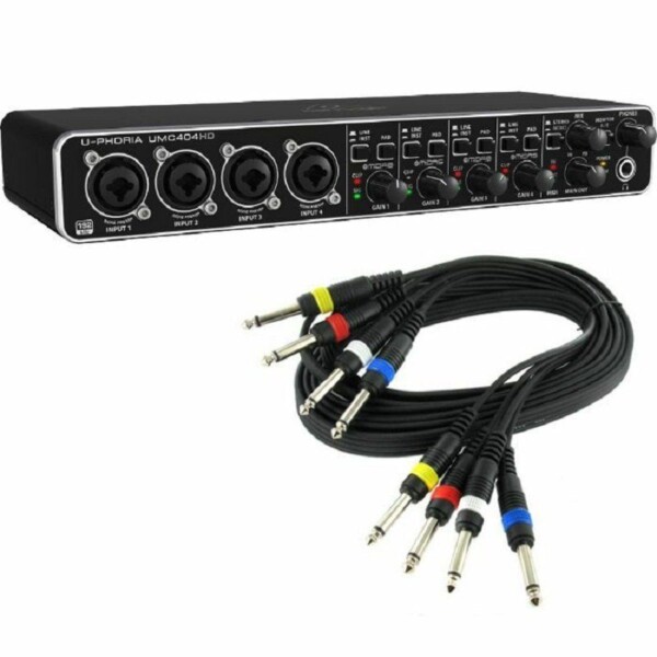 USB аудіоінтерфейс Behringer UMC404HD фото 3