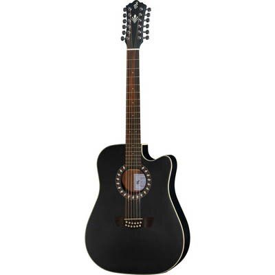 Електроакустична гітара Harley Benton Custom Line CLD-10SCE-12BKS фото 1