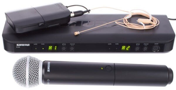 Мікрофонна радіосистема Shure BLX1288/MX53 фото 1