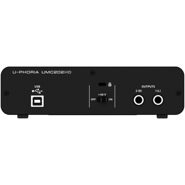 USB аудіоінтерфейс Behringer UMC202HD фото 5
