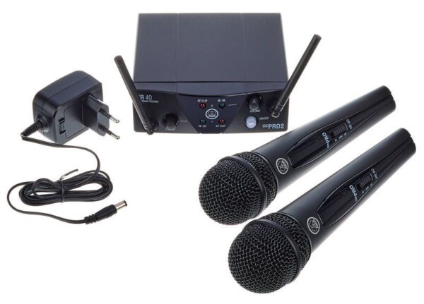 Мікрофонна радіосистема AKG WMS40 Mini Dual Vocal Set фото 3