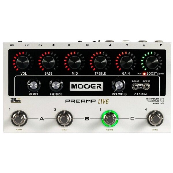 Гітарний процесор ефектів Mooer Preamp Live фото 1