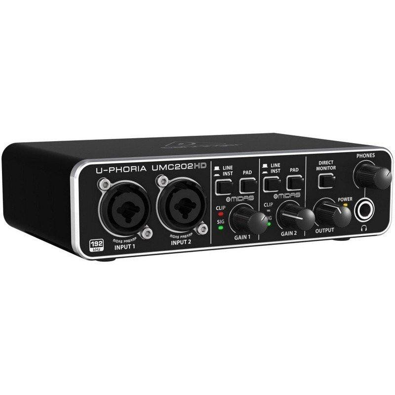 USB аудіоінтерфейс Behringer UMC202HD фото 1