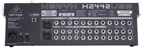 Мікшерний пульт Behringer Xenyx X2442USB фото 3