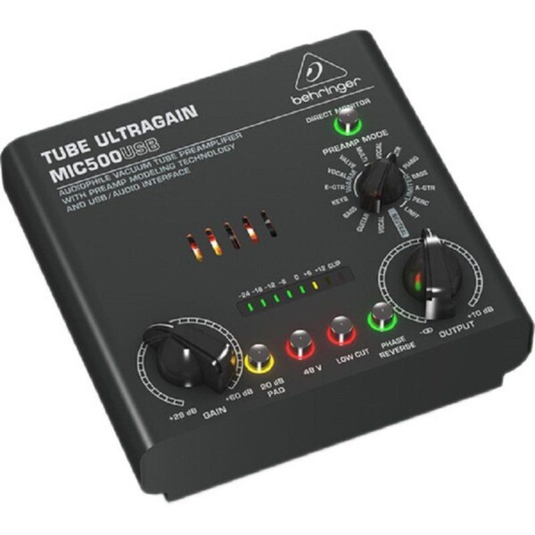 Мікрофонний передпідсилювач Behringer MIC500USB фото 1